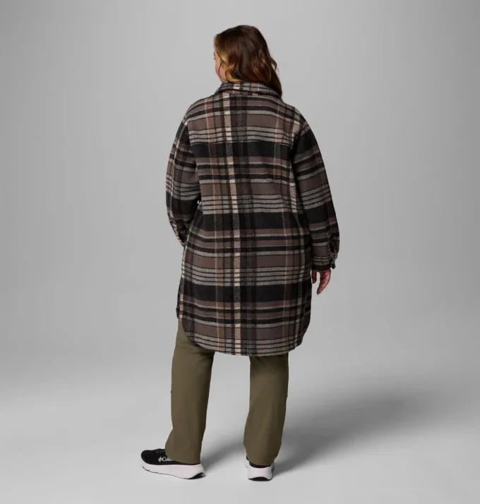 Abrigo largo de lana para mujer Wildest Venture™ – Tallas grandes Abrigo largo de lana para mujer Wildest Venture™ – Tallas grandes