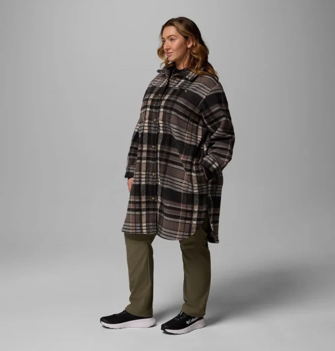 Abrigo largo de lana para mujer Wildest Venture™ – Tallas grandes Abrigo largo de lana para mujer Wildest Venture™ – Tallas grandes