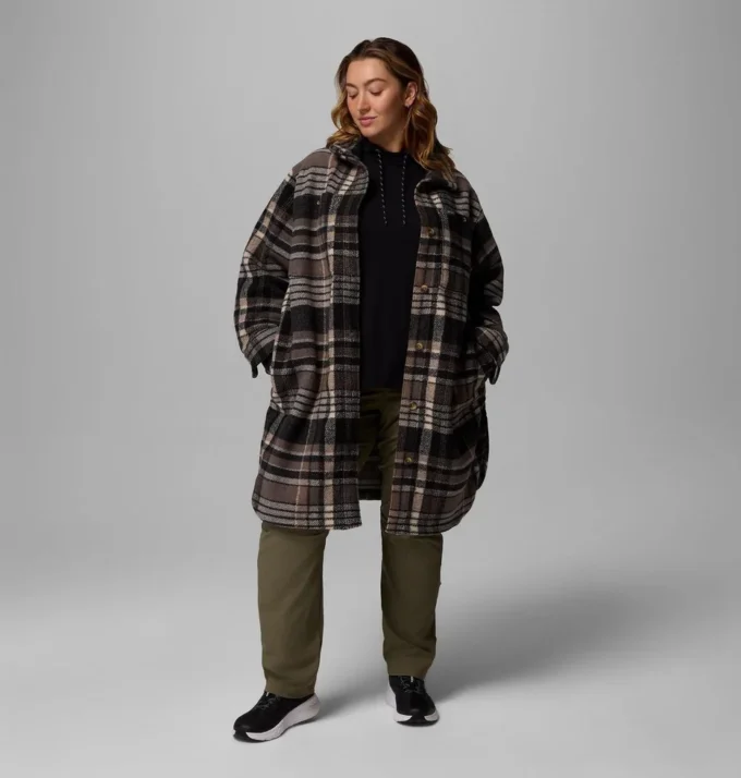 Abrigo largo de lana para mujer Wildest Venture™ – Tallas grandes Abrigo largo de lana para mujer Wildest Venture™ – Tallas grandes