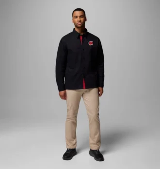 Camisa acolchada para hombre Collegiate Campus Roam™ – Wisconsin