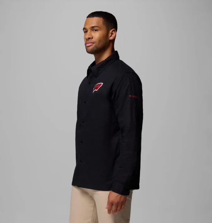Camisa acolchada para hombre Collegiate Campus Roam™ – Wisconsin