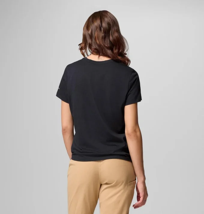 Camisa ajustada de manga corta con estampado Ruby Springs™ para mujer