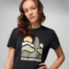 Camisa ajustada de manga corta con estampado Ruby Springs™ para mujer