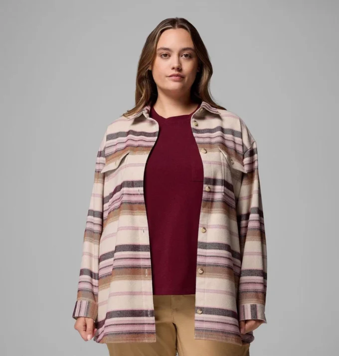 Camisa-chaqueta Blue Point Creek™ para mujer – Tallas grandes