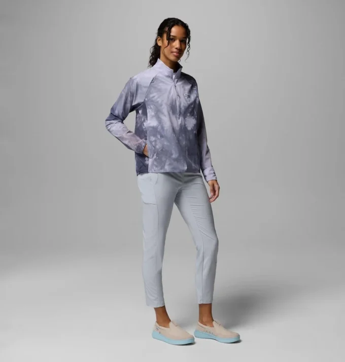 Camisa con media cremallera PFG Uncharted™ Cloud para mujer Camisa con media cremallera PFG Uncharted™ Cloud para mujer