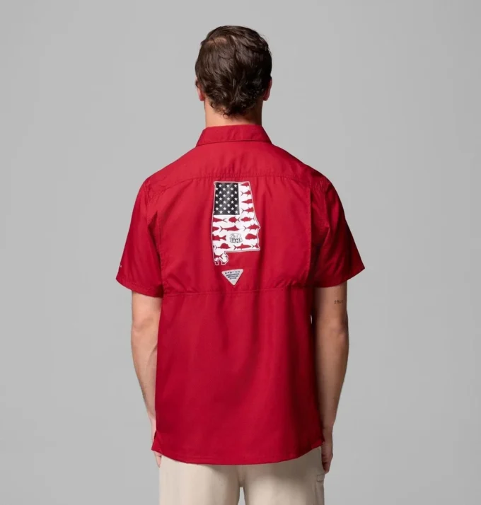 Camisa de campamento PFG Slack Tide™ para hombre – Alabama Camisa de campamento PFG Slack Tide™ para hombre – Alabama