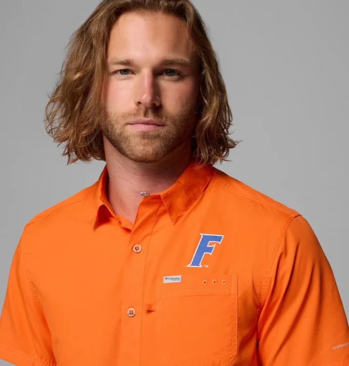 Camisa de campamento PFG Slack Tide™ para hombre – Florida Camisa de campamento PFG Slack Tide™ para hombre – Florida