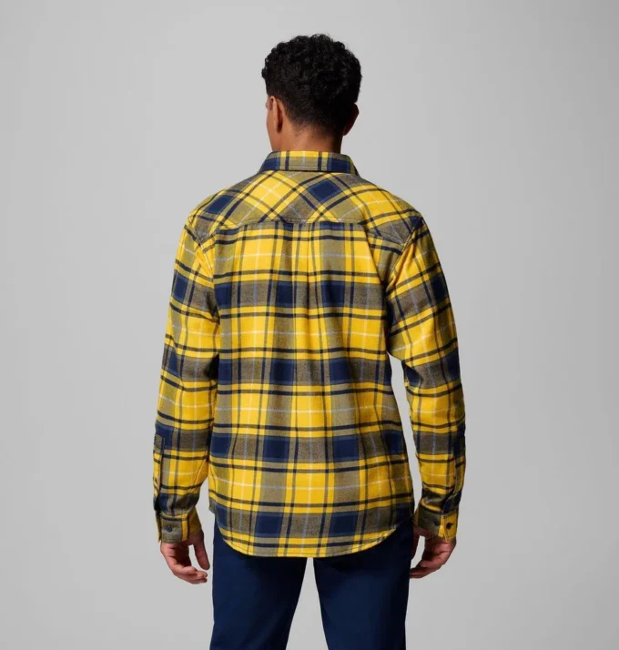 Camisa de franela de manga larga para hombre Collegiate Flare Gun™ – Michigan Camisa de franela de manga larga para hombre Collegiate Flare Gun™ – Michigan