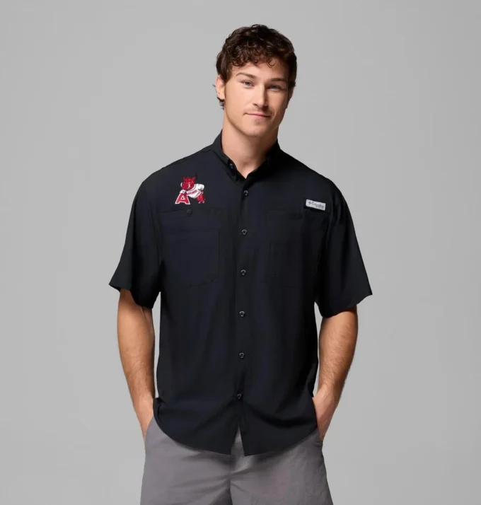 Camisa de manga corta Collegiate PFG Tamiami™ para hombre – Arkansas Camisa de manga corta Collegiate PFG Tamiami™ para hombre – Arkansas