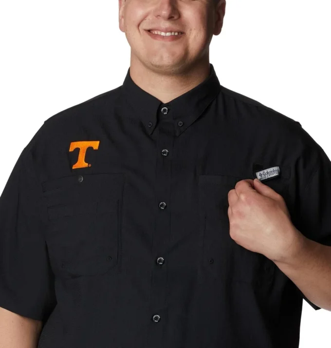 Camisa de manga corta Collegiate PFG Tamiami™ para hombre – Talla grande – Tennessee