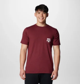 Camisa de manga corta Collegiate Trail™ para hombre – Texas A&M