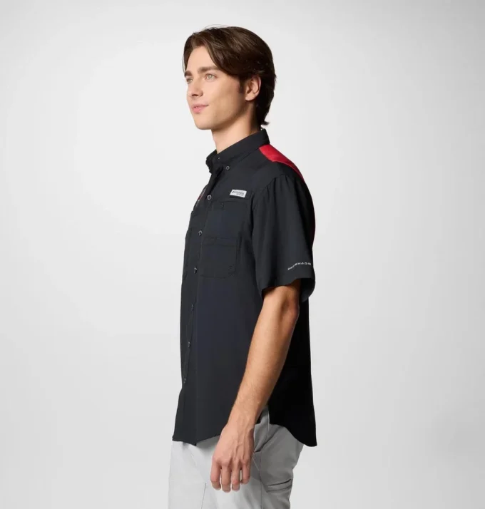 Camisa de manga corta con bloques de color PFG Tamiami™ para hombre – Tampa Bay Buccaneers Camisa de manga corta con bloques de color PFG Tamiami™ para hombre – Tampa Bay Buccaneers