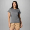 Camisa de manga corta con cuello redondo para mujer BlueVista Hill™ Camisa de manga corta con cuello redondo para mujer BlueVista Hill™