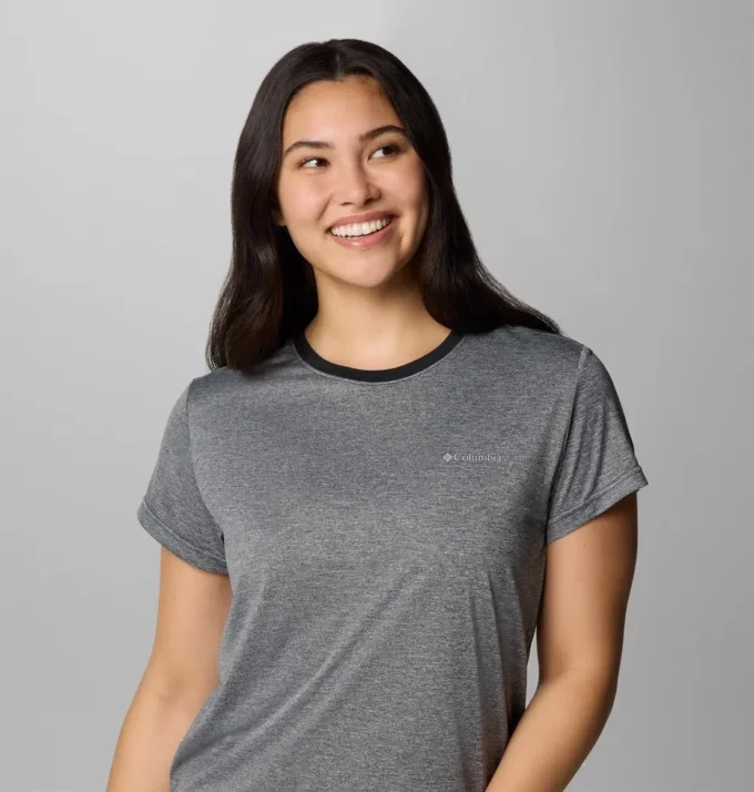 Camisa de manga corta con cuello redondo para mujer BlueVista Hill™ Camisa de manga corta con cuello redondo para mujer BlueVista Hill™