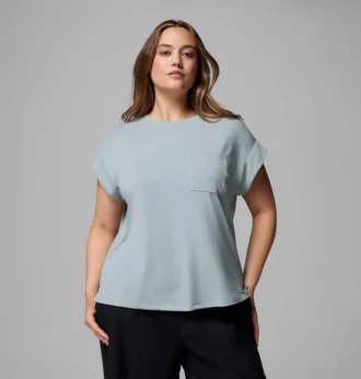 Camisa de manga corta Daniela Falls™ para mujer – Tallas grandes