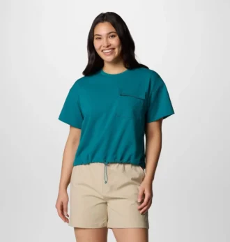 Camisa de manga corta de punto Granite Point™ para mujer