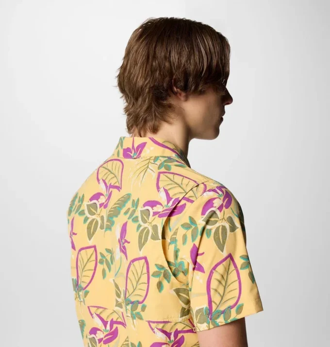 Camisa de manga corta estampada Men Tech Trail™ Utility Camisa de manga corta estampada Men Tech Trail™ Utility