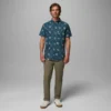 Camisa de manga corta estampada Rapid Rivers™ para hombre – Tall