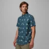 Camisa de manga corta estampada Rapid Rivers™ para hombre – Tall