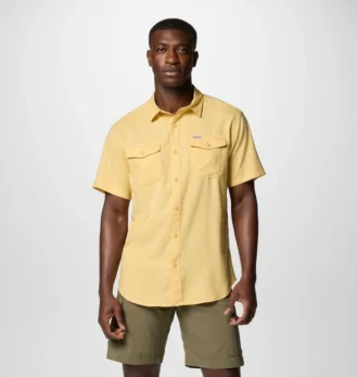 Camisa de manga corta lisa para hombre Utilizer™ II