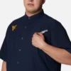 Camisa de manga corta para hombre Collegiate PFG Tamiami™ – Talla grande – West Virginia Camisa de manga corta para hombre Collegiate PFG Tamiami™ – Talla grande – West Virginia