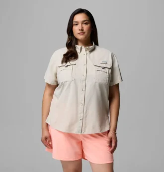 Camisa de manga corta PFG Bahama™ para mujer – Tallas grandes