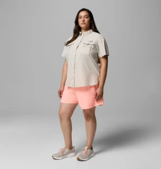Camisa de manga corta PFG Bahama™ para mujer – Tallas grandes