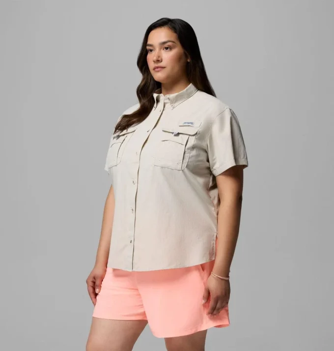 Camisa de manga corta PFG Bahama™ para mujer – Tallas grandes Camisa de manga corta PFG Bahama™ para mujer – Tallas grandes