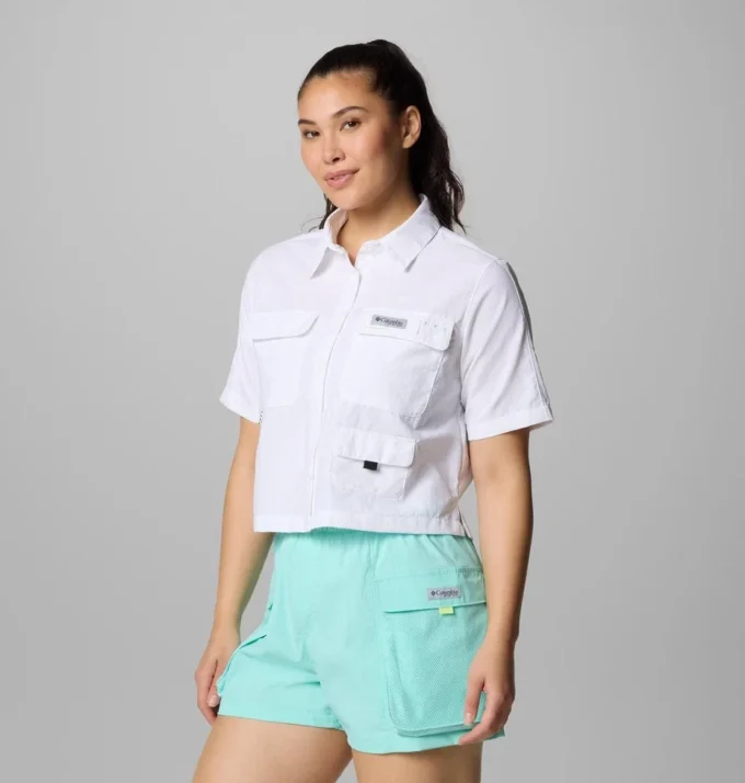 Camisa de manga corta PFG Open Water™ para mujer Camisa de manga corta PFG Open Water™ para mujer