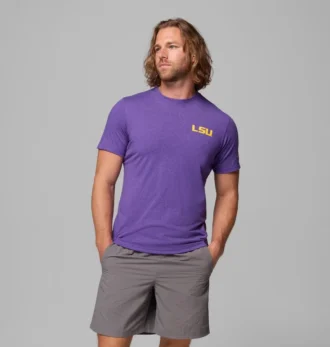 Camisa de manga corta PFG™ para hombre – LSU