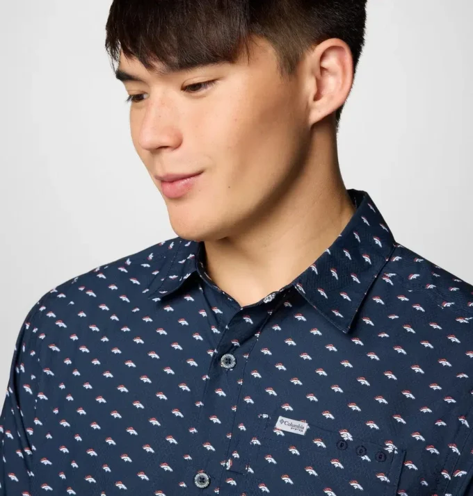 Camisa de manga corta PFG Super Slack Tide™ para hombre – Denver Broncos Camisa de manga corta PFG Super Slack Tide™ para hombre – Denver Broncos
