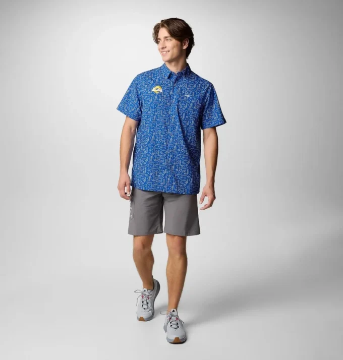 Camisa de manga corta PFG Super Slack Tide™ para hombre – Los Angeles Rams Camisa de manga corta PFG Super Slack Tide™ para hombre – Los Angeles Rams