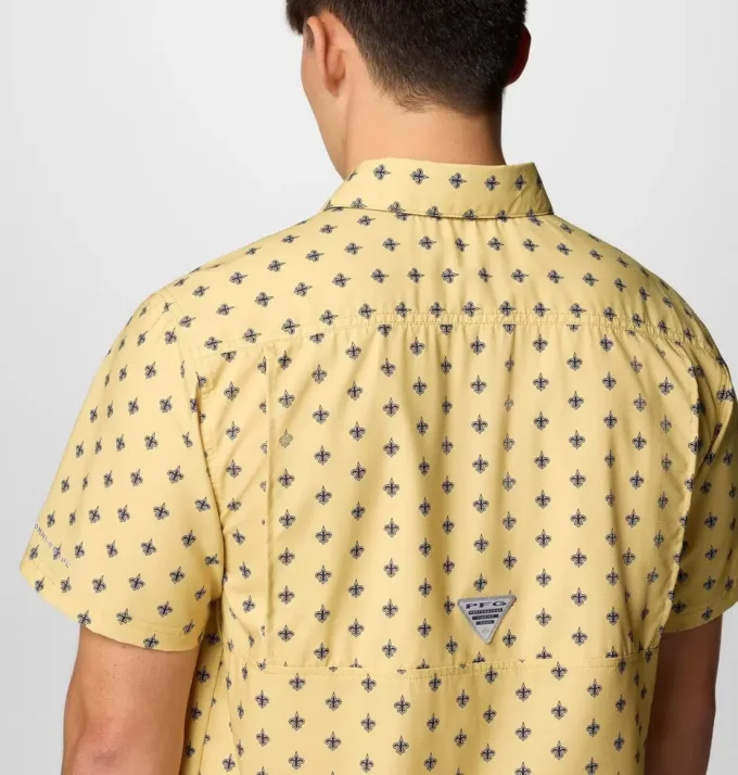 Camisa de manga corta PFG Super Slack Tide™ para hombre – New Orleans Saints Camisa de manga corta PFG Super Slack Tide™ para hombre – New Orleans Saints