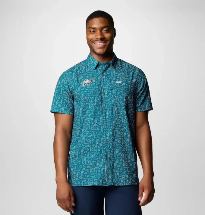 Camisa de manga corta PFG Super Slack Tide™ para hombre – Philadelphia Eagles Camisa de manga corta PFG Super Slack Tide™ para hombre – Philadelphia Eagles