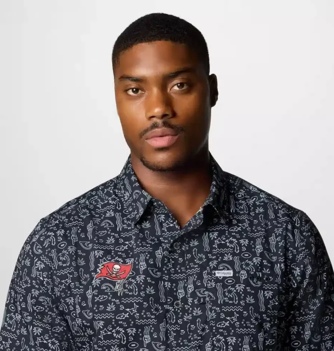 Camisa de manga corta PFG Super Slack Tide™ para hombre – Tampa Bay Buccaneers Camisa de manga corta PFG Super Slack Tide™ para hombre – Tampa Bay Buccaneers