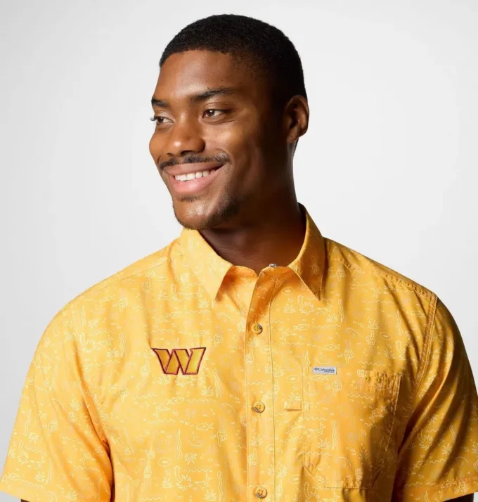 Camisa de manga corta PFG Super Slack Tide™ para hombre – Washington Commanders Camisa de manga corta PFG Super Slack Tide™ para hombre – Washington Commanders