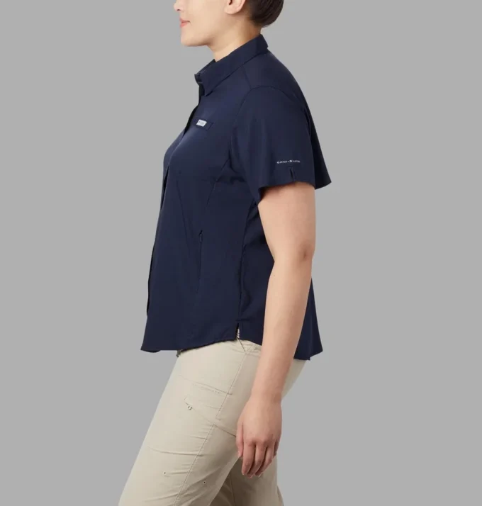 Camisa de manga corta PFG Tamiami™ II para mujer – Tallas grandes Camisa de manga corta PFG Tamiami™ II para mujer – Tallas grandes