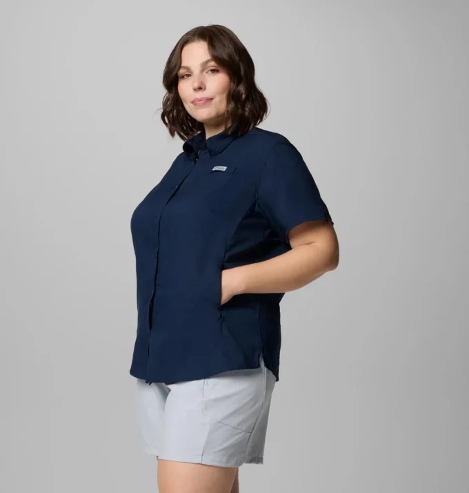 Camisa de manga corta PFG Tamiami™ II para mujer – Tallas grandes Camisa de manga corta PFG Tamiami™ II para mujer – Tallas grandes