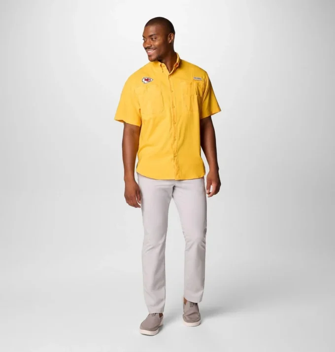 Camisa de manga corta PFG Tamiami™ para hombre – Kansas City Chiefs