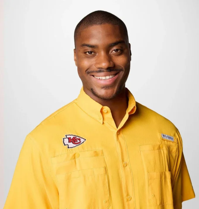Camisa de manga corta PFG Tamiami™ para hombre – Kansas City Chiefs
