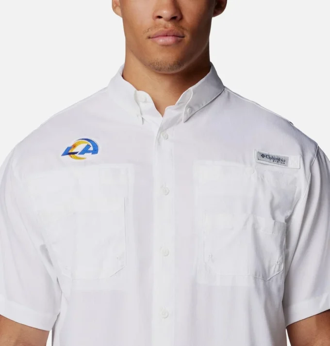 Camisa de manga corta PFG Tamiami™ para hombre – Los Angeles Rams