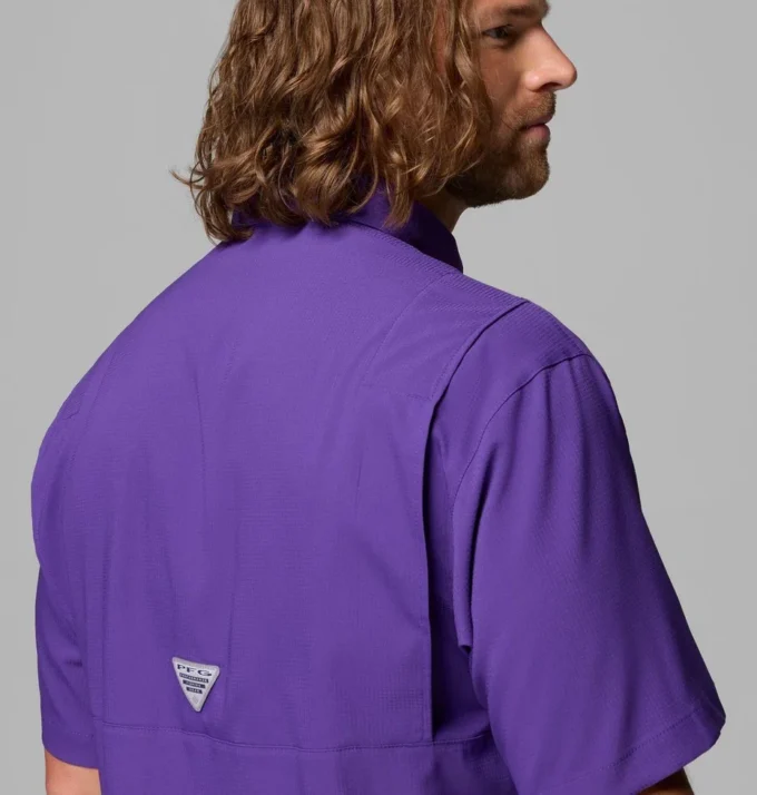 Camisa de manga corta PFG Tamiami™ para hombre – LSU