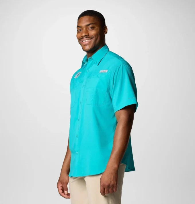 Camisa de manga corta PFG Tamiami™ para hombre – Miami Dolphins