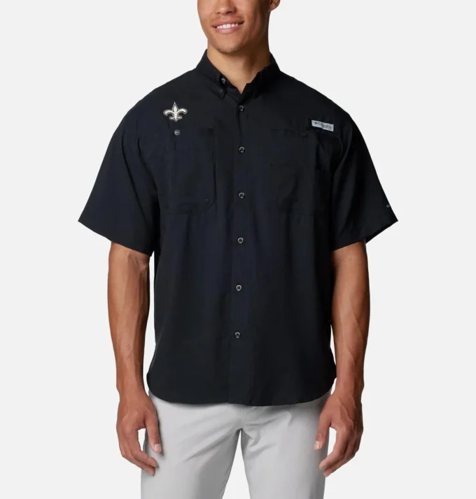 Camisa de manga corta PFG Tamiami™ para hombre – New Orleans Saints