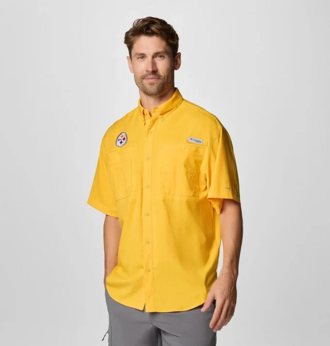 Camisa de manga corta PFG Tamiami™ para hombre – Pittsburgh Steelers