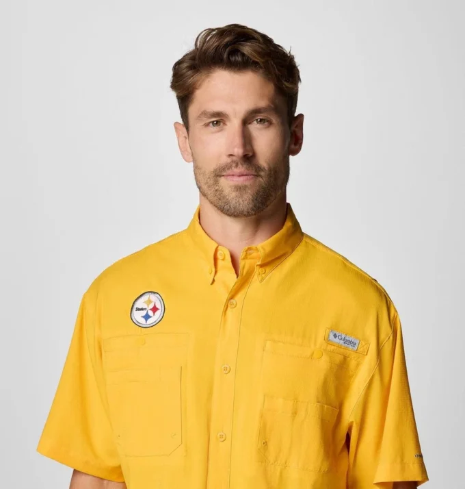 Camisa de manga corta PFG Tamiami™ para hombre – Pittsburgh Steelers