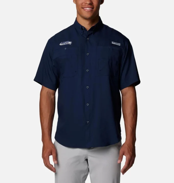Camisa de manga corta PFG Tamiami™ para hombre – Seattle Seahawks