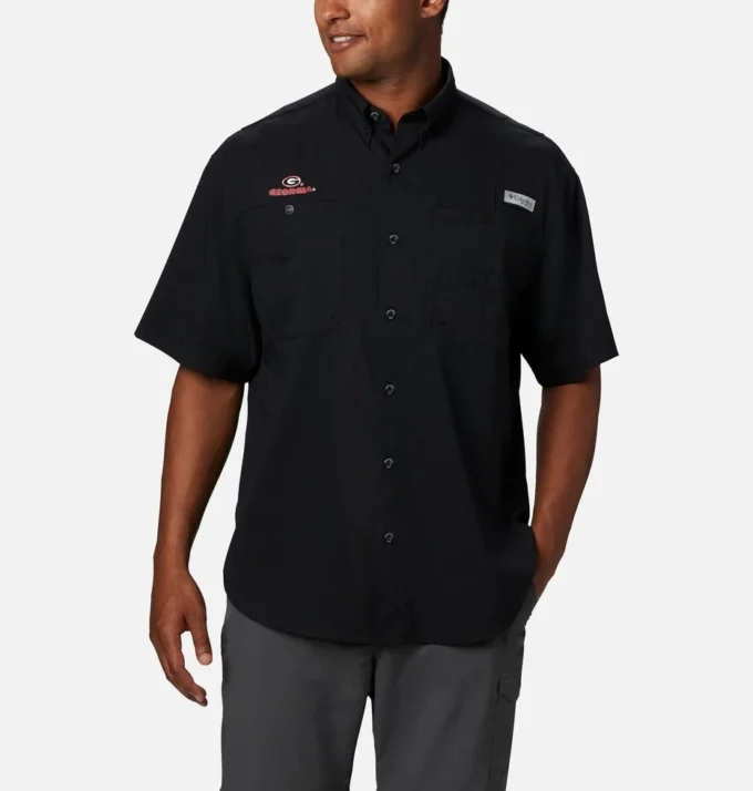 Camisa de manga corta PFG Tamiami™ para hombre – Talla grande – Georgia