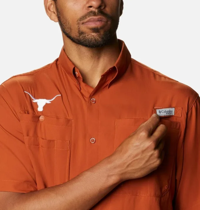 Camisa de manga corta PFG Tamiami™ para hombre, talla grande, Texas