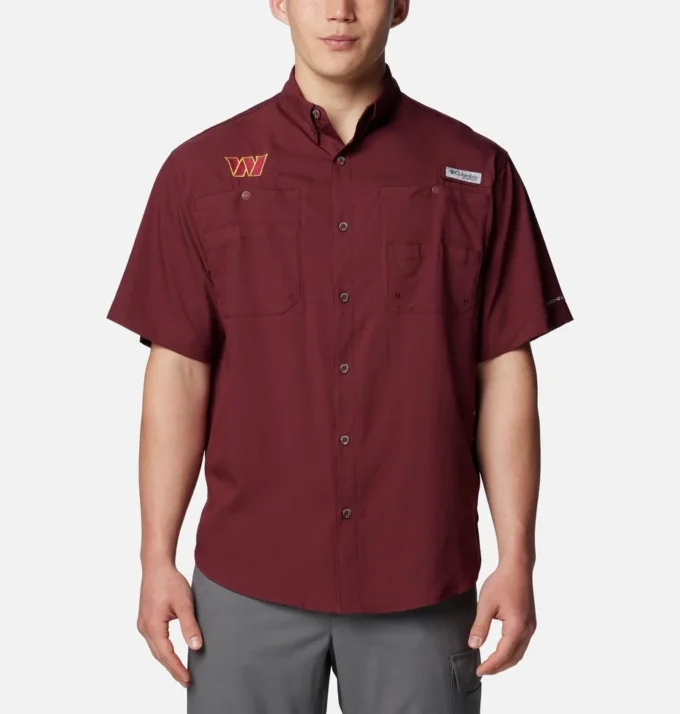 Camisa de manga corta PFG Tamiami™ para hombre – Washington Commanders